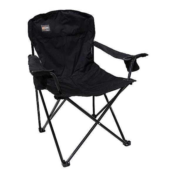 Cadeira Pandera Preto Dobravel C/ 2 Porta Copos - NTK