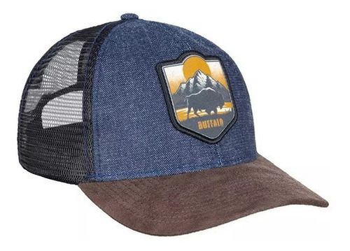 Boné Trucker Utah Azul - Buffalo