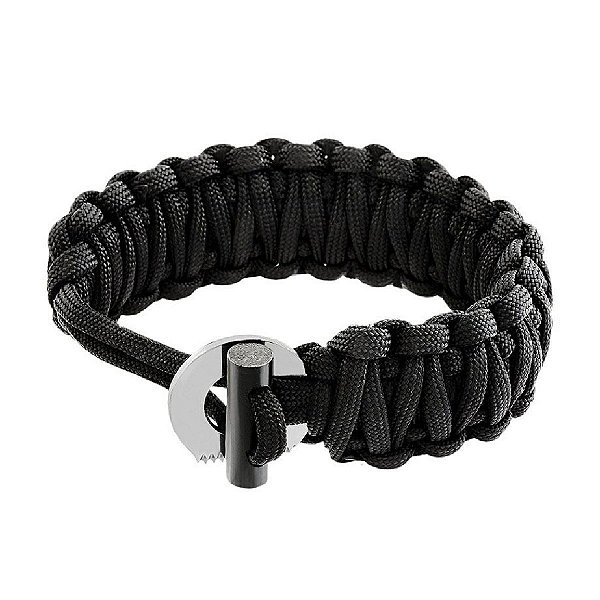Pulseira Tática Cord Mag Paracord Pederneira - NTK