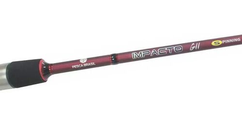 Vara Carretilha Impacto Gii 1,74m 17c 5,8 2 Partes - Pesca Brasil