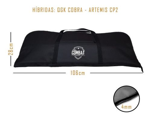 Capa Para Carabinas Cobra E CP2 Estofada 4mm Combat Special 106cm