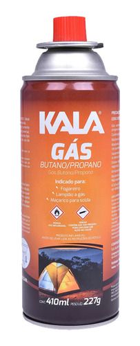 Cartucho De Gás Butano/propano 227g 410ml Camping - Kala