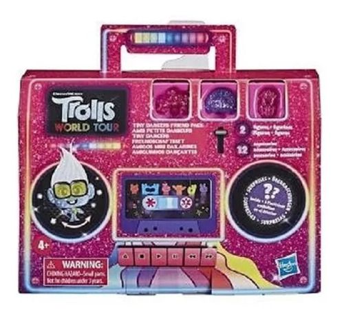 Tiny Dancers - Dançarinos Trolls Dreamworks World Tour Hasbro