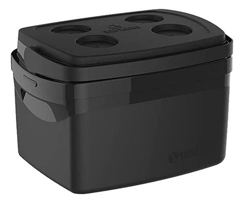 Cooler Caixa Termica Tropical 12 Litros Preto - Soprano