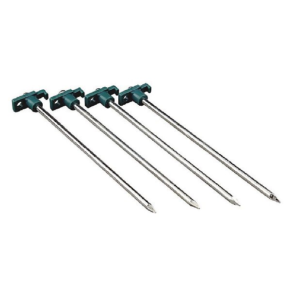 Conjunto De Estacas De Aço Tent Stakes Para Barraca 4 Peças - Coleman