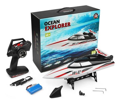 Lancha De Controle Ocean Explorer 35km/h 2.4ghz - Wltoys