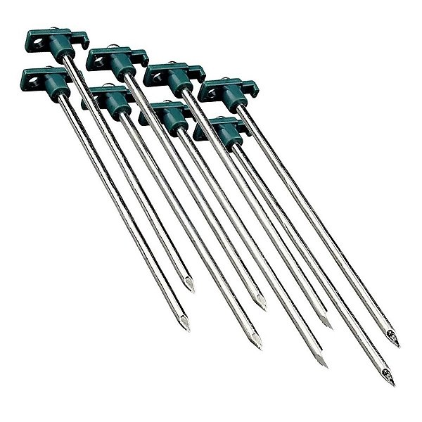 Conjunto De Estacas De Aço Tent Stakes Para Barraca 8 Peças - Coleman