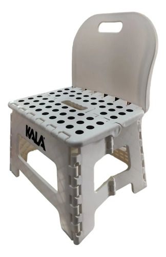 Banqueta Banquinho Com Encosto Dobrável 22cm - Kala