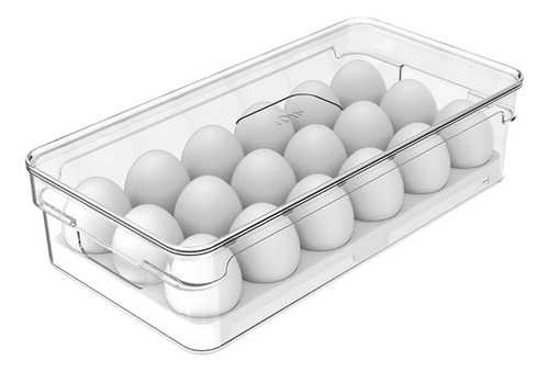 Organizador de Ovos Clear Fresh 18un Natural - OU