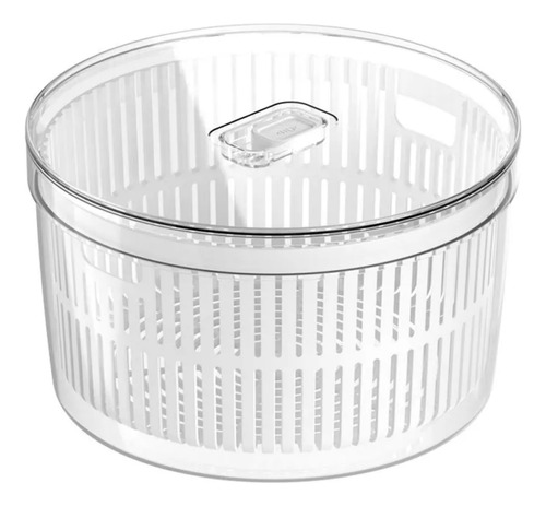 Organizador Clear Fresh Circular 5,5L Natural - OU