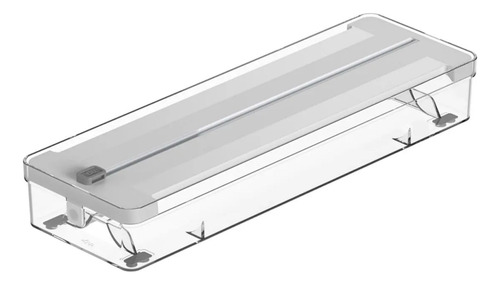 Organizador de Rolos Duplo Clear Branco - OU