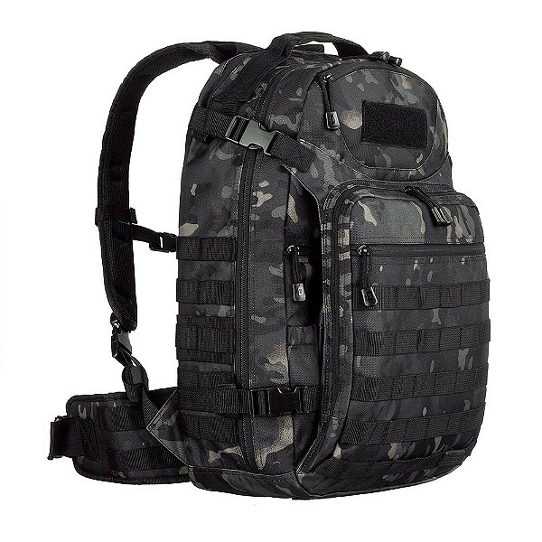 Mochila Mission Warskin Preta 45l Invictus - Ampla E Durável