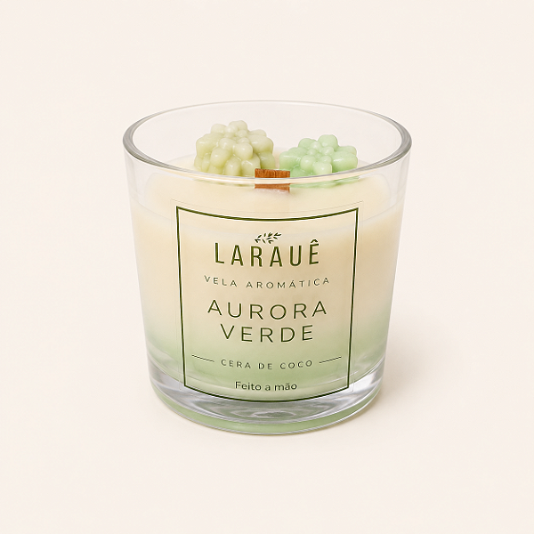 Vela Aromática Aurora Verde 170g