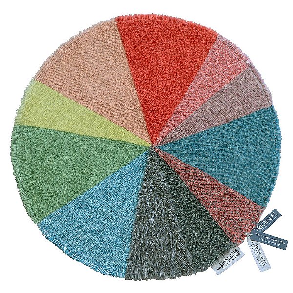 Tapete Infantil 120 X 120 Lorena Canals Woolable Rug Pie Chart
