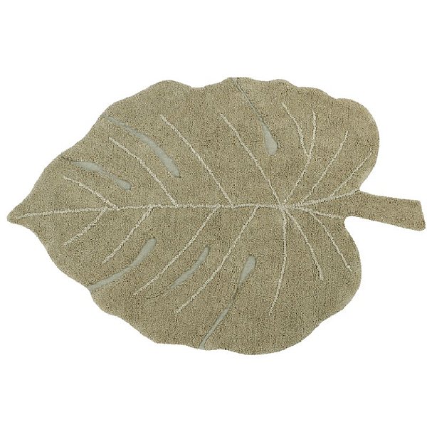 TAPETE INFANTIL MONSTERA OLIVE 120X180 LORENA CANALS