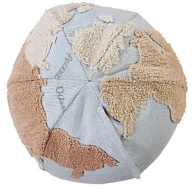 Puff Lorena Canals Mapa Mundi 45 x 50 x 50 cm
