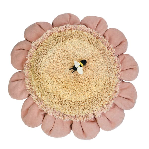 Almofada de chao Pink Daisy  70 cm