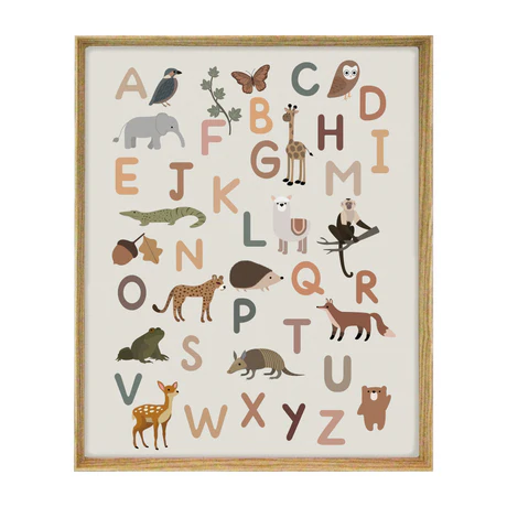 QUADRO ABC FLORESTA COM FUNDO-EN