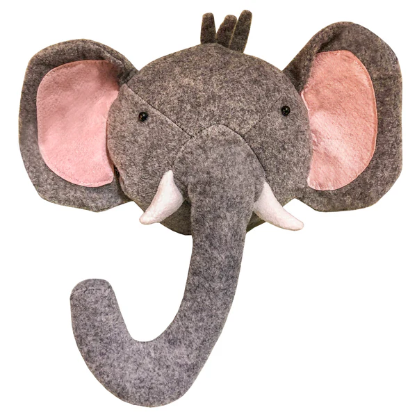CABEÇA DECORATIVA ELEFANTE-EN