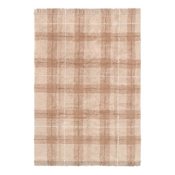 Tapete lavável Tartan Rose S 90 x 120 cm - LORENA CANALS