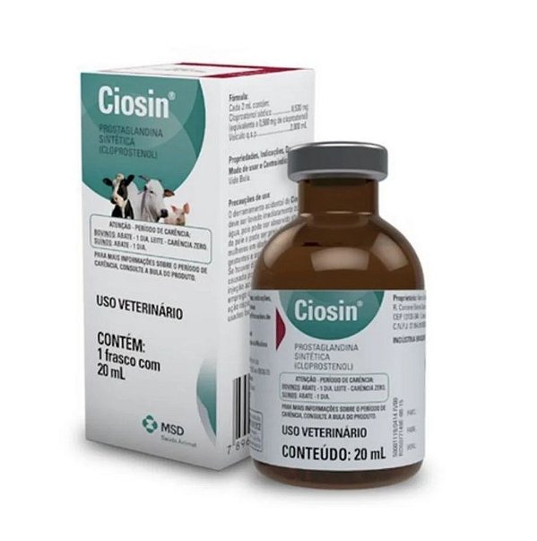 Ciosin IATF Prostaglandina 20 ml  - MSD