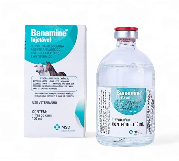Burnamine Banamine Injetável 100 mL MSD — Analgésico e Anti-inflamatório ...