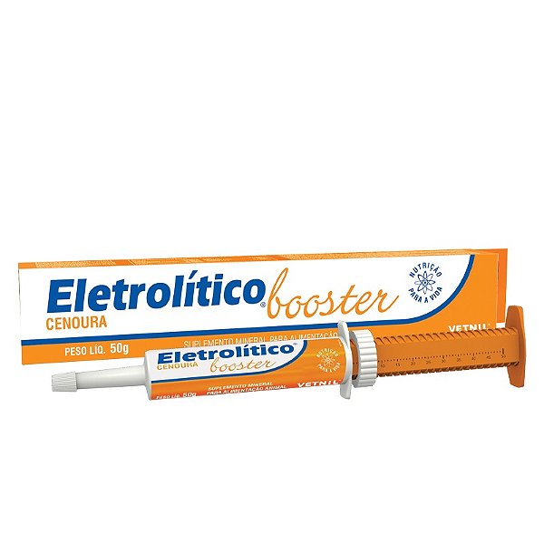 Eletrolítico Booster Cenoura Vetnil 50 g – Repositor para Equinos