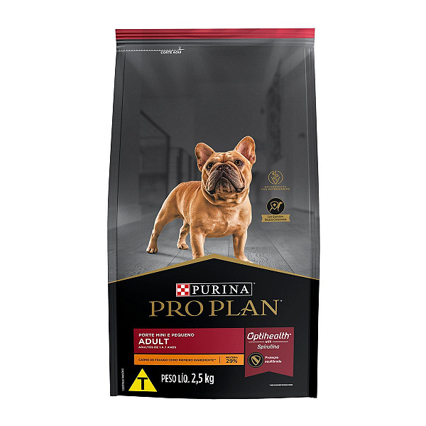 Ração Pro Plan Adult Mini & Pequeno Frango 2,5 kg