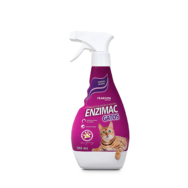 Enzimac Gatos 500 mL – Eliminador de Odores