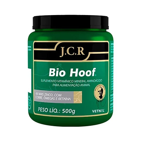 Bio Hoof JCR Vetnil 500 g - Suplemento para cascos