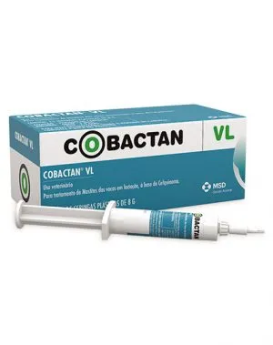 Cobactan VL Antimastítico para Vacas em Lactação MSD Seringa 8 g