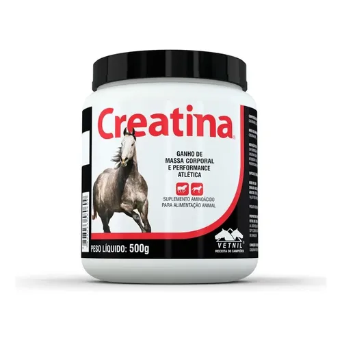 Creatina Vetnil 500 g - Suplemento para Equinos