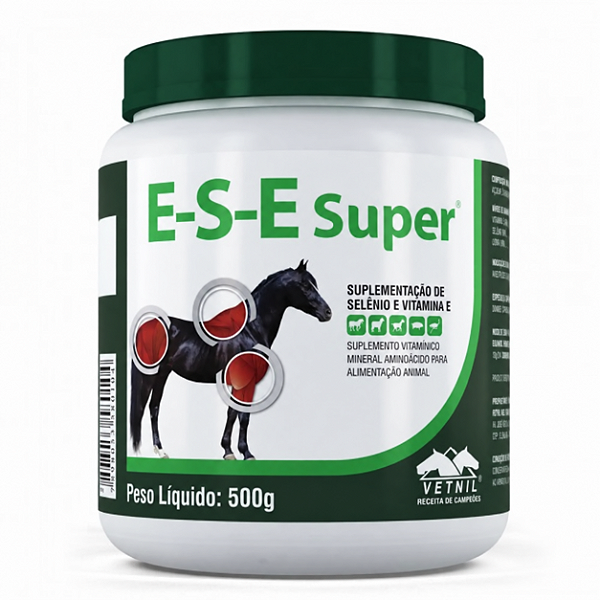 E-S-E Super Vetnil Suplemento de Vitamina E e Selênio 500 g