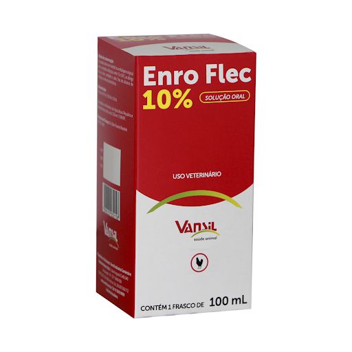 Enro Flec Enrofloxacino Oral 10% - 100 ml