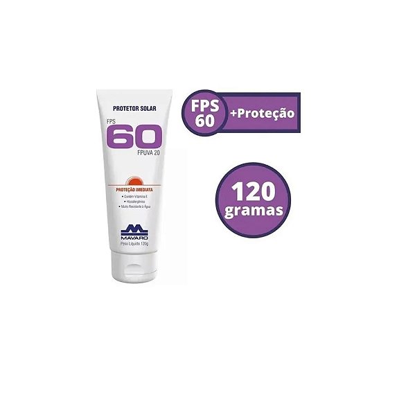 PROTETOR SOLAR FPS 60 120G