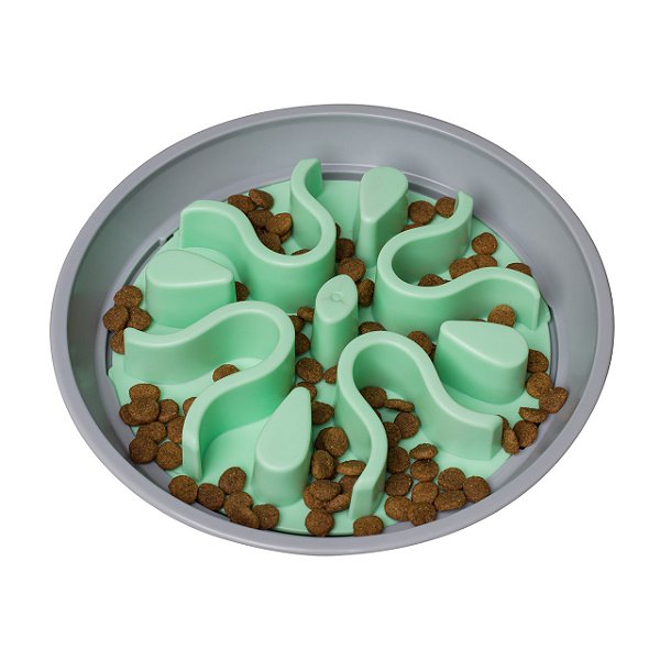 OUTWARD HOUND Comedouro Lento Fun Feeder Slo-Bowl