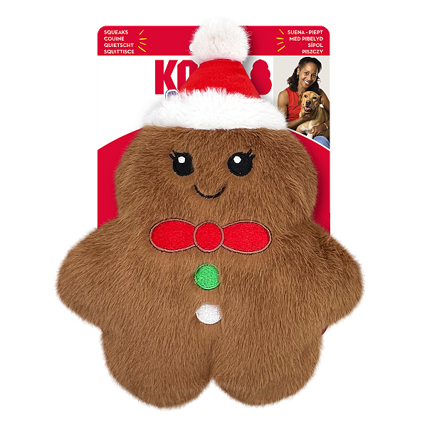 KONG Holiday Snuzzles Gingerbread