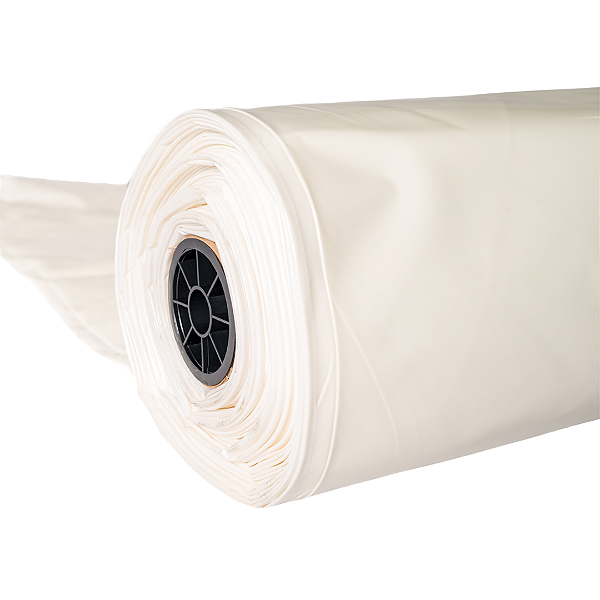 Bobina Plástica Branca Com Proteção Anticorrosiva VCI - 4X26M - 150 Micras - Termoretrátil UV