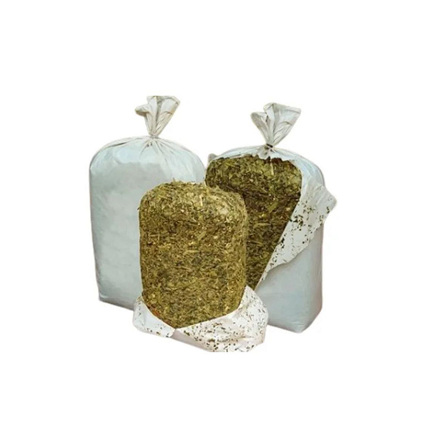 Saco Para Silagem Branco 51 cm x 1,10 -  100 Unidades + 100 unidades de abraçadeiras