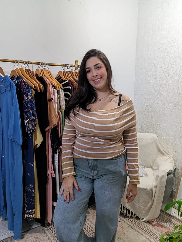BLUSA CANELADA