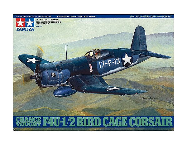 Caça Naval Americano F4U-1/2 Corsair "Bird Cage" 1/48 Tamiya
