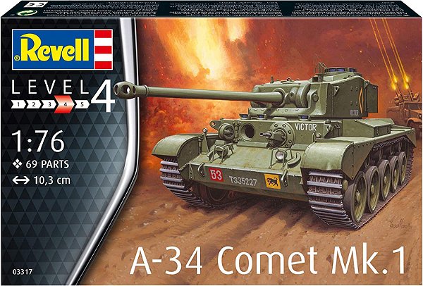 Tanque A-34 Comet Mk.1 1/76 Revell