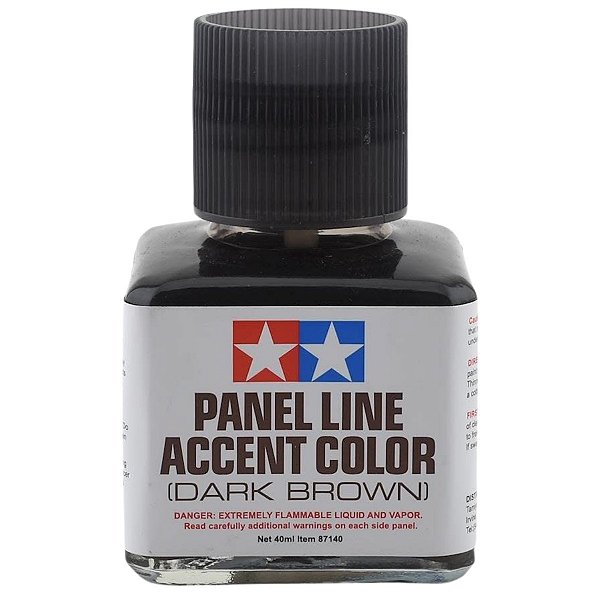 Panel Line Accent Color Marron Escuro Tamiya 40ml