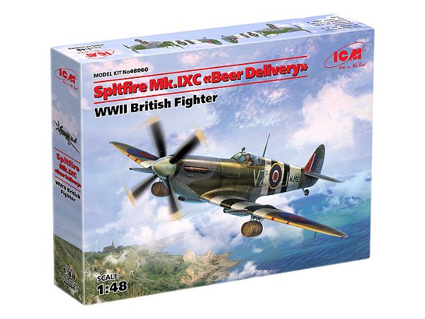 Caça Spitfire Mk.IXC “Beer Delivery" 1/48 ICM