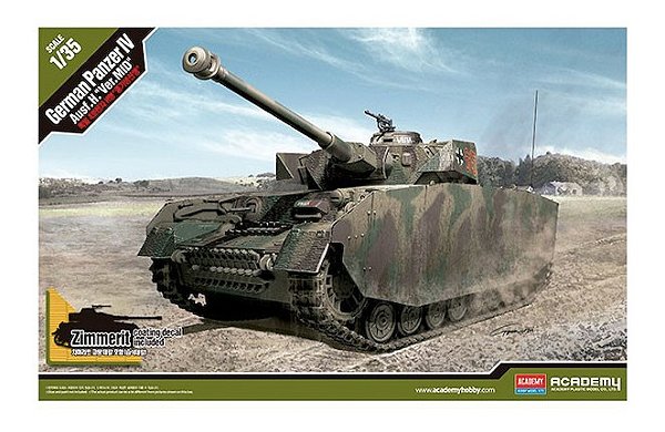 Tanque Panzer IV Ausf. H Version Mid 1/35 Academy