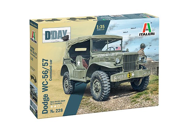 Miniatura de Dodge WC-56/57 Command Car 1/35 Italeri
