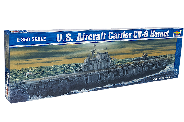 Kit Plástico Porta-Aviões USS Hornet CV-8 05601 Trumpeter – Escala 1/350