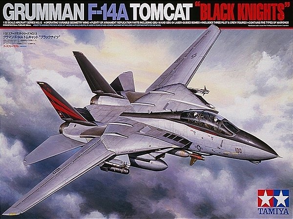 Miniatura do Caça da US Navy Grumman F-14A Tomcat 1/32 Tamiya