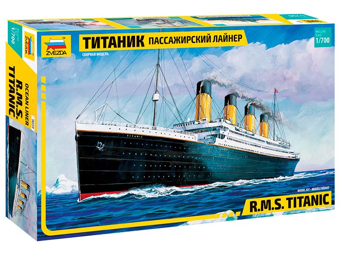 Navio de Passageiros R.M.S. Titanic 1/700 Zvezda
