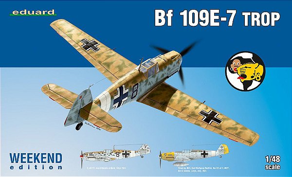 Bf 109E-7 Trop 1/48 Eduard